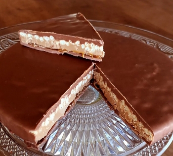 Tort De Ciocolata Cu Orez Expandat Si Caramel La Molina 480g 2